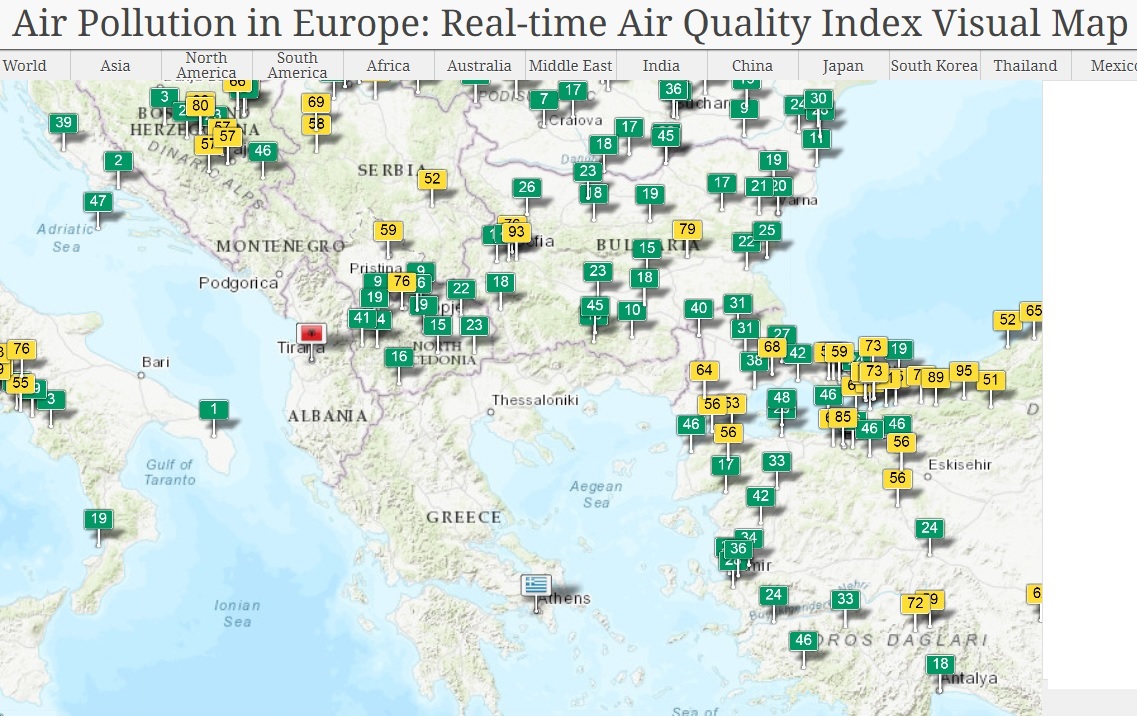Greece No Air Quality Station