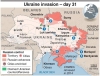 26/3/2022-Η εξέλιξη του πολέμου στην Ουκρανία. Πηγή ΕΦΣΥΝ