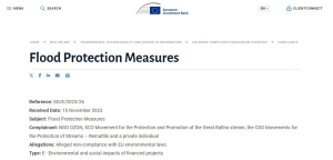Η Ευρωπαϊκή Τράπεζα Επενδύσεων (ΕΤΕπ) διερευνά τις καταγγελίες για το έργο διευθέτησης του Μεγάλου Ρέματος Ραφήνας