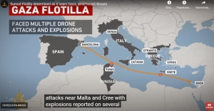 Οι Ισραηλινοί κατέστρεψαν το σύστημα επικοινωνίας του πλοίου που ηγείται του Global Sumud Flotilla. Ο στόλος συνεχίζει