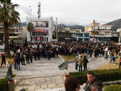 Από τη χθεσινή συγκέντρωση κατά του ΧΥΤΑ Γραμματικού, κατά των ΧΥΤΑ γενικά