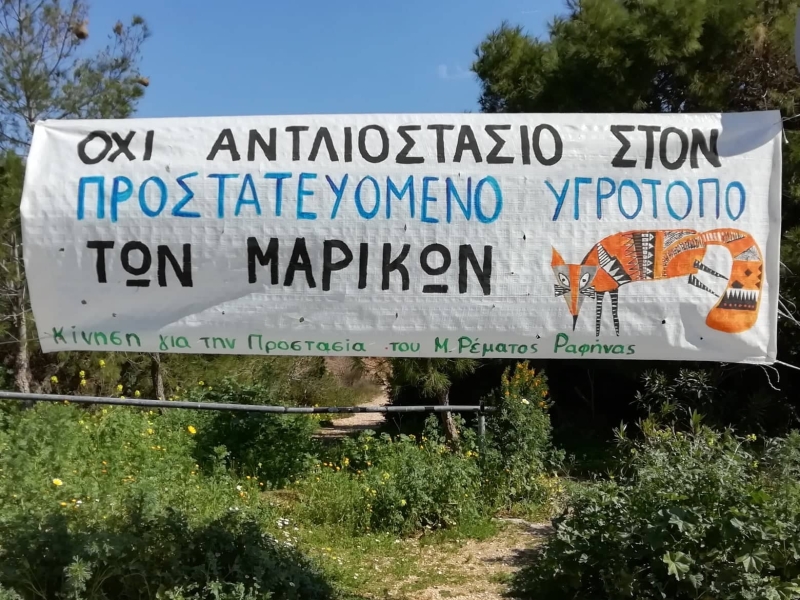 Όχι αντλιοστάσιο στον προστατευόμενο υγρότοπο των Μαρικών